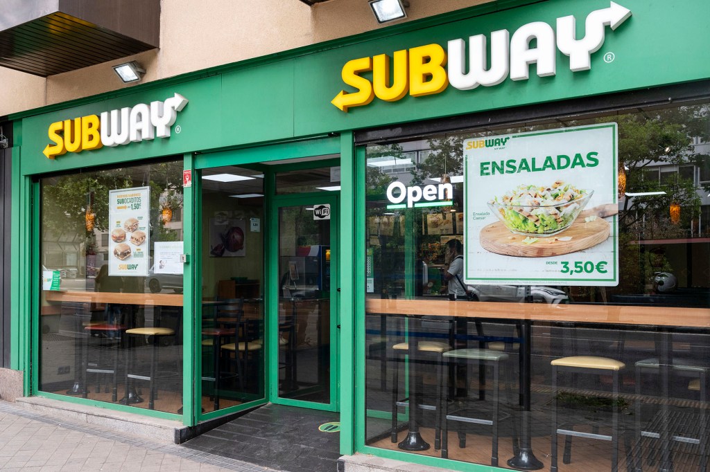 Subway fast food restaurant.