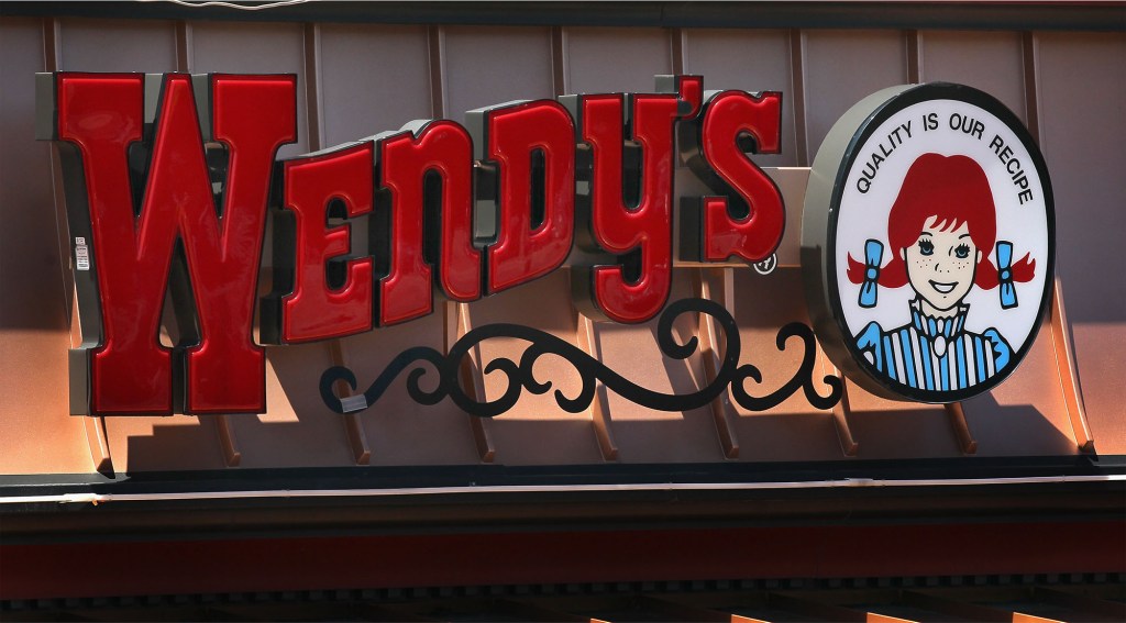 Logo signage is displayed at a Wendy's restaurant on June 13, 2011 in Chicago, Illinois. According to reports, Wendy's/Arby's Group Inc will sell a majority stake in the fast-food chain Arby's to Atlanta-based private equity firm Roark Group, a deal valued at $430 million. 