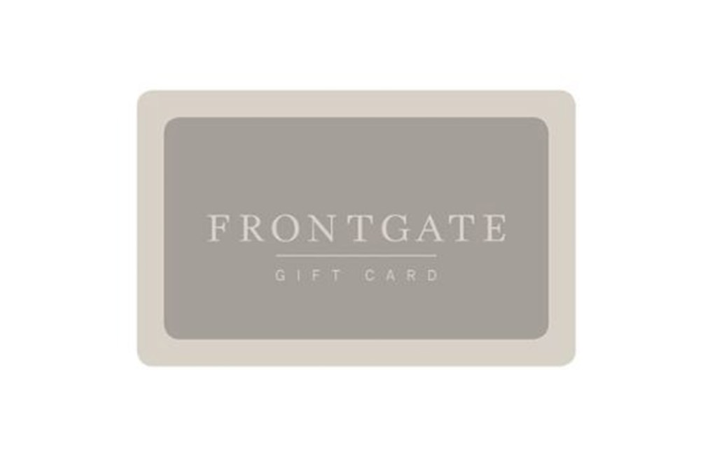 Gray Frontgate gift card