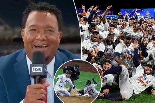 Pedro Martinez trolls the Yankees after the Astros swept New York in four games to win the ALCS on Oct. 23, 2022.
