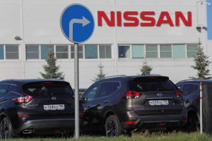 Nissan assembly plant in Saint Petersburg, Russia