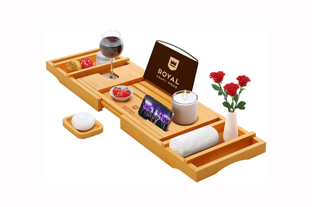 Royal Craft Wood Luxury Bathtub Caddy Tray