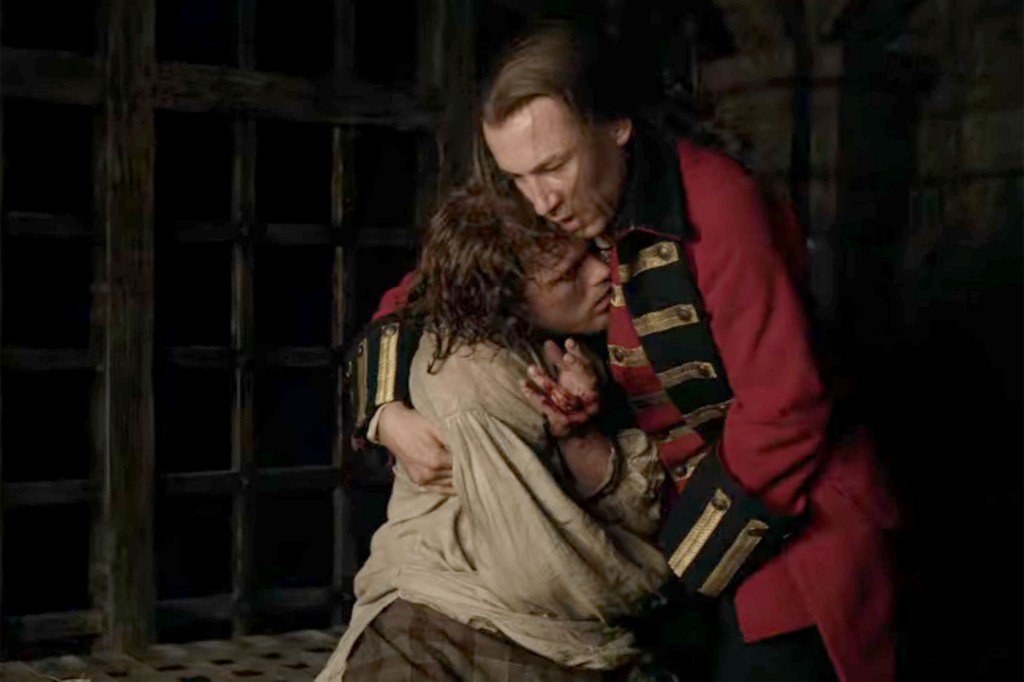 In one particular scene in Season 1, when his character is sexually assaulted by his enemy Black Jack Randall (Tobias Menzies), Heughan said he was frustrated when producers added an "unnecessary" shot of his penis.