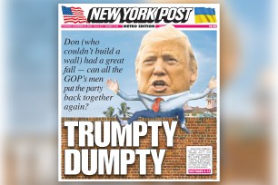 New York Post cover for Nov. 10, 2022.