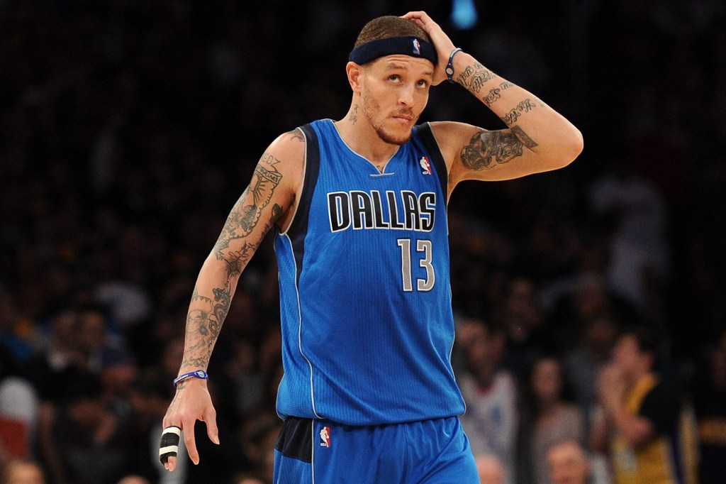 Delonte West with the Mavericks in 2012.
