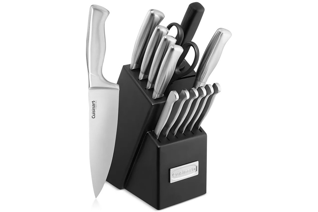 A set of Cuisinart knives