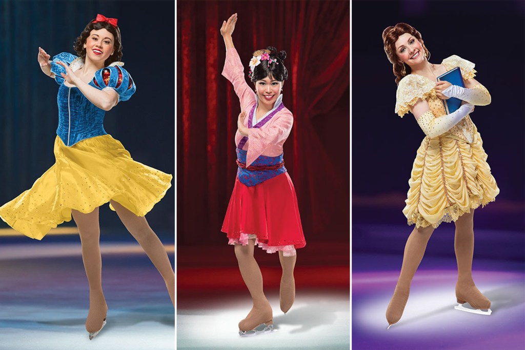 Snow White Mulan Belle from Disney on Ice