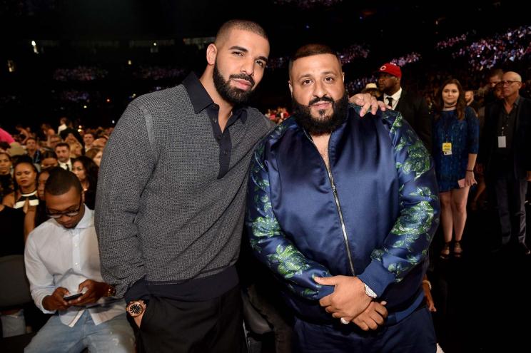 Drake (L) and DJ Khaled attend the 2017 Billboard Music Awards at T-Mobile Arena on May 21, 2017 in Las Vegas, Nevada