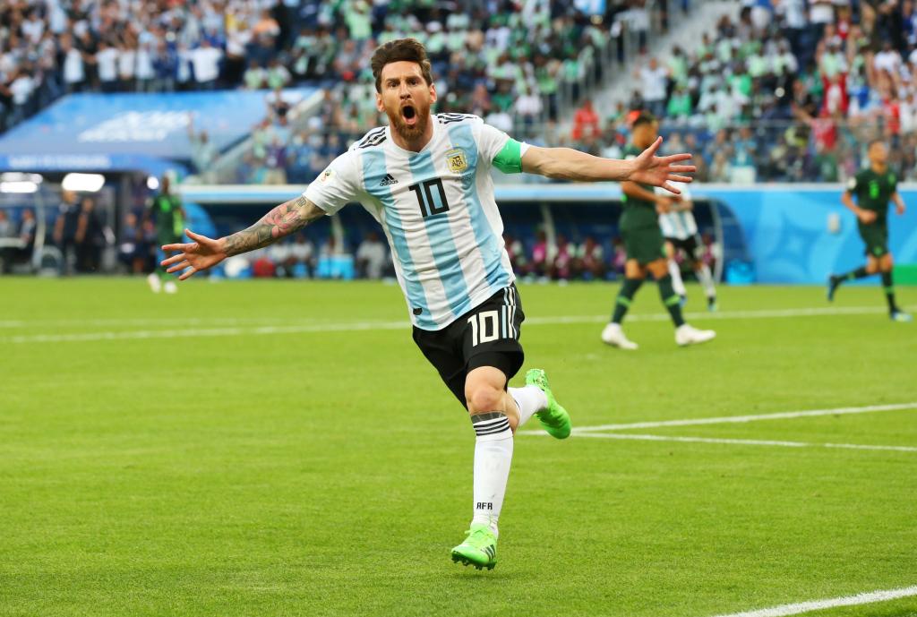 Lionel Messi of Argentina.
