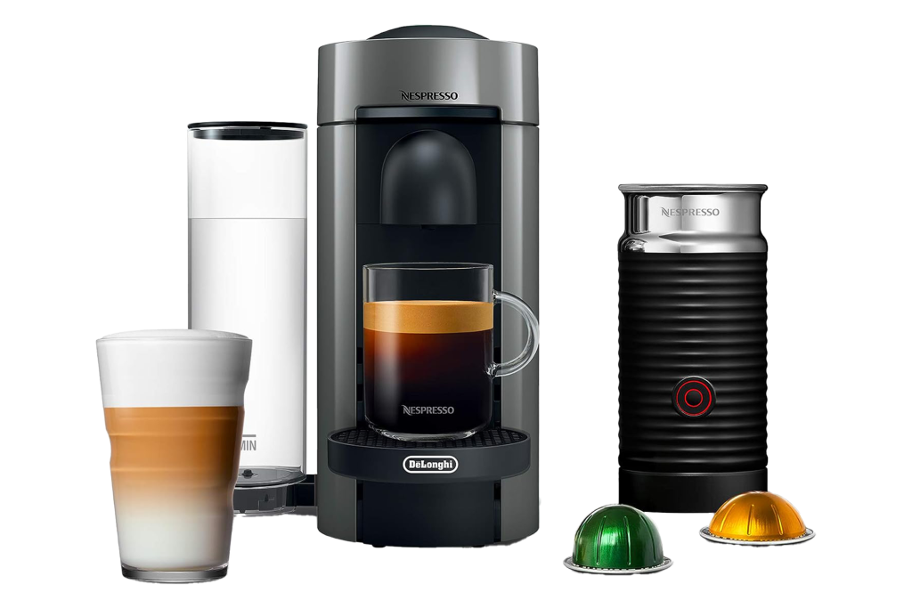 Nespresso VertuoPlus Coffee and Espresso Machine with Milk Frother