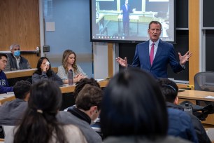 This fall, De Blasio started a new role as a visiting teaching fellow at Harvard, focusing on issues like early childhood education and leading through a pandemic — but he has faced tough questions from students.