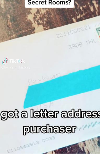 The letter was sent to the married couple by the "last surviving member of the Madison family," who previously lived in the home.