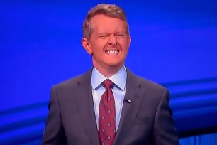 "Oh s--t!" curses Jennings as both audience members and contestants laugh.