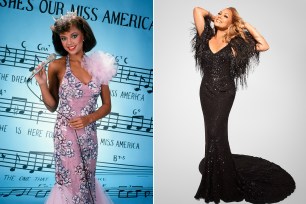 Vanessa Williams as Miss America and today.