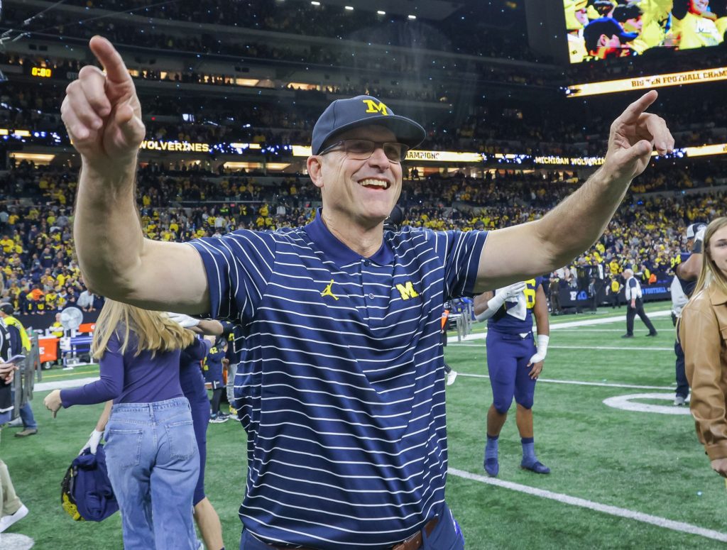 Jim Harbaugh has coached Michigan to a perfect 13-0 record in the 2022 season.