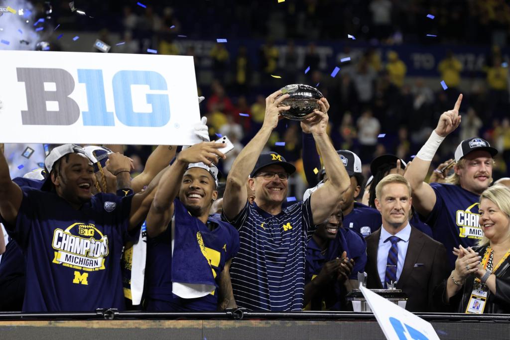 Michigan defeated Purdue 44-23 in the Big Ten Championship on December 3, 2022 in Indianapolis, Indiana.