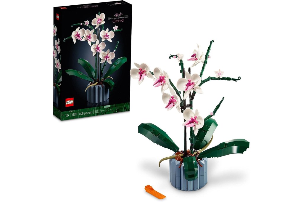 LEGO orchid flower