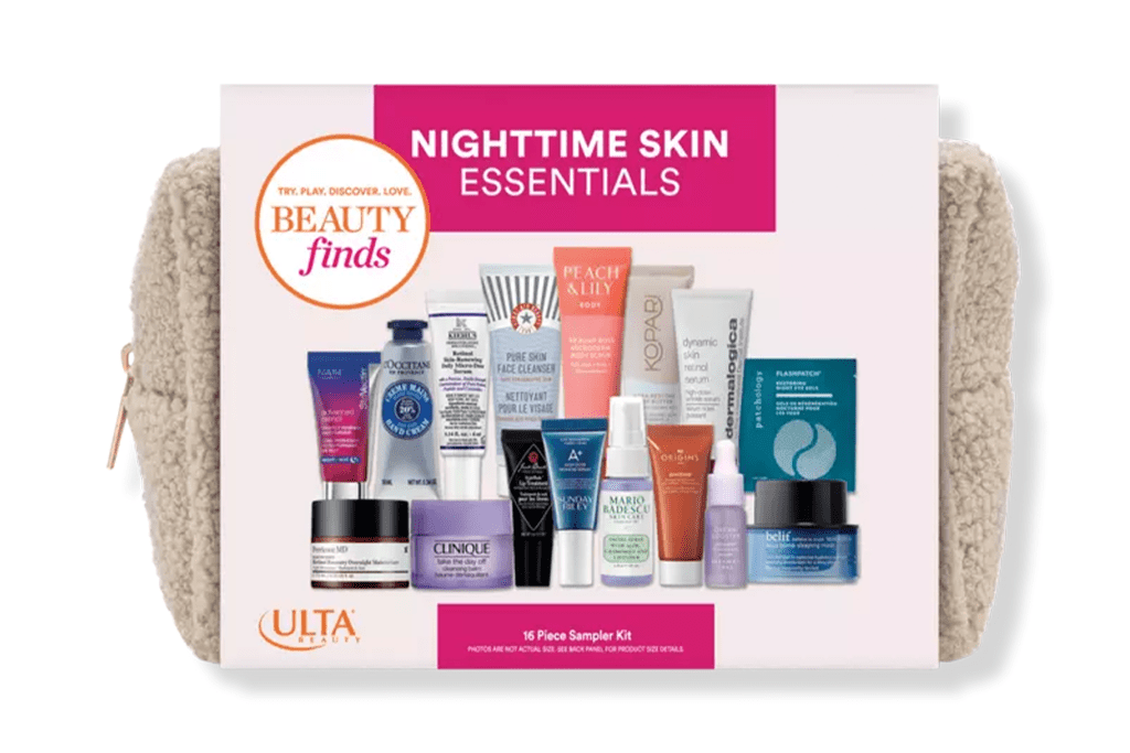Ulta Beauty Nighttime Skin Essentials 16-Piece Sampler Kit
