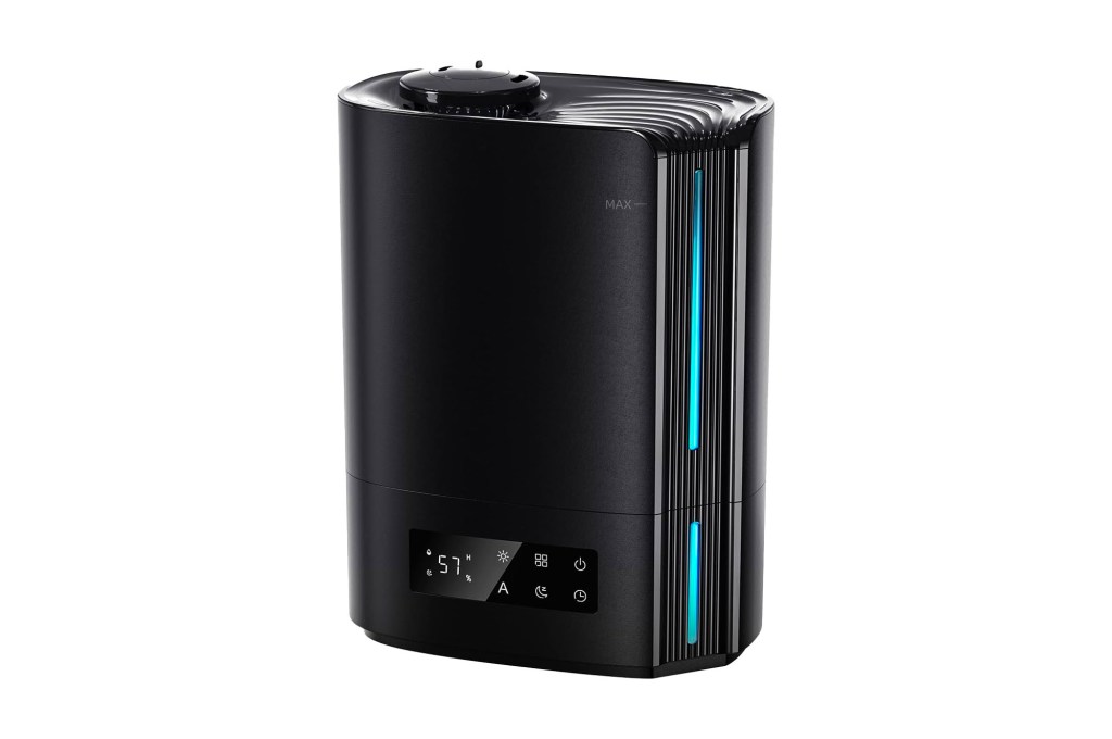 A black humidifier.