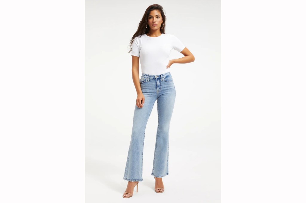 Good American flare jeans