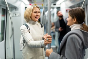 Research has shown that socializing and talking to strangers can help make people feel happier.