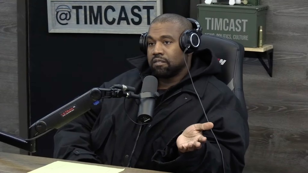 Ye on a podcast with Tim Pool