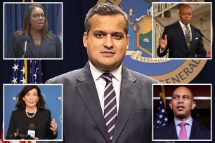 New York's top Democrats refused to weigh in as outrage mounted over Attorney General Letitia James' handling of a sexual harassment scandal involving her longtime chief of staff.