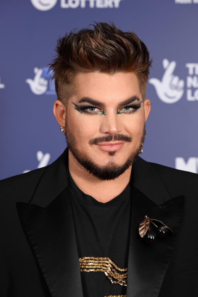 Adam Lambert attends The National Lottery's Big Bash to celebrate 2022's entertainment packed year at OVO Arena Wembley on Dec. 6, 2022