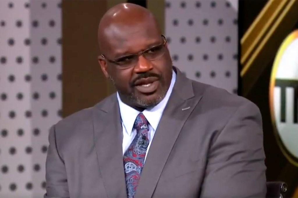 Shaquille O'Neal on TNT's postgame show on Jan. 26, 2023.