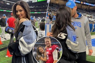 Christen Harper bid farewell to a "bittersweet" NFL season in a touching tribute to her fiancé, Lions quarterback, Jared Goff.