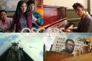 Stills from Oscar Nominated Films and the Oscars logo