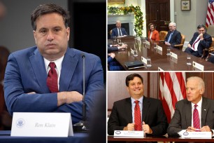 White House Chief of Staff Ron Klain attends an event with governors of western states and members of the Biden administration cabinet June 30, 2021 in Washington, DC.