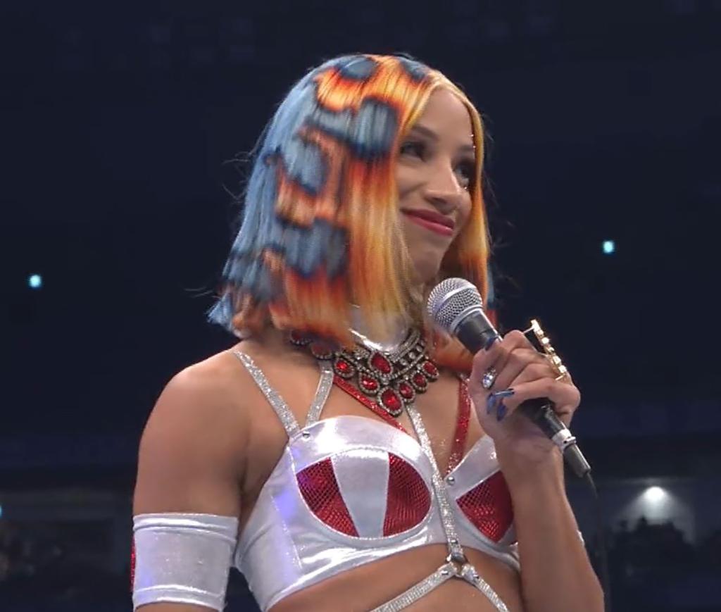 Sasha Banks is now going by the name Mercedes Mone in New Japan Pro-Wrestling.