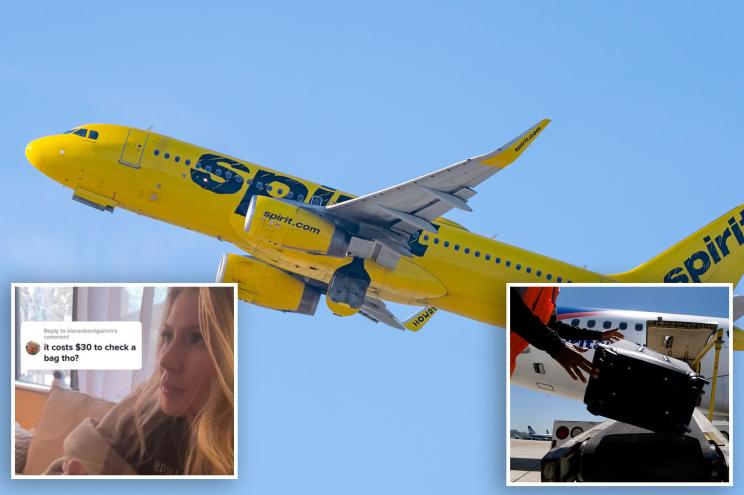 TikTok user Faith Collins swears she has found a workaround to Spirit Airlines' expensive bag fees by thinking inside the box.