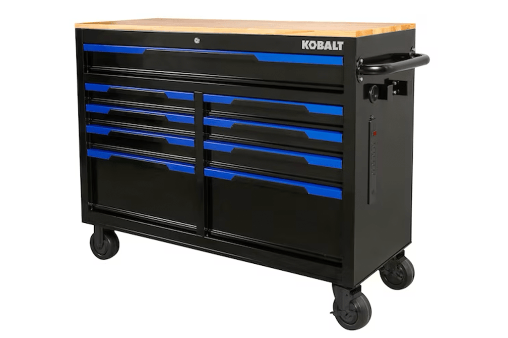 Kobalt Rolling Black Wood Work Bench