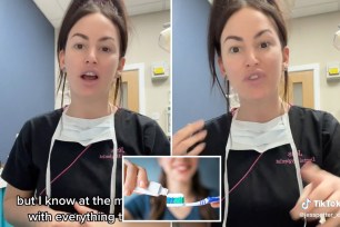 This dental hygienist had some unique tips on using a toothbrush.