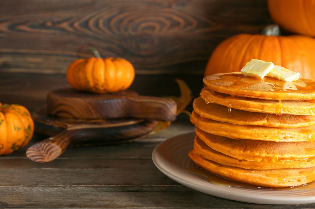 Pumpkin pancakes