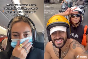 TikTok was laughing over this couple's decision to take a non-refundable trip to Bali.