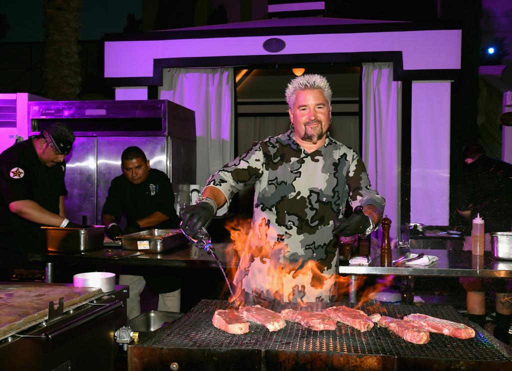 Guy Fieri cooking