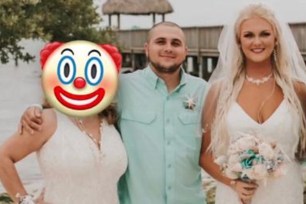 One blushing bride was furious when her mother-in-law showed up at her wedding in a white dress.