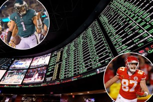 Jalen Hurts, Westgate Sportsbook, Travis Kelce