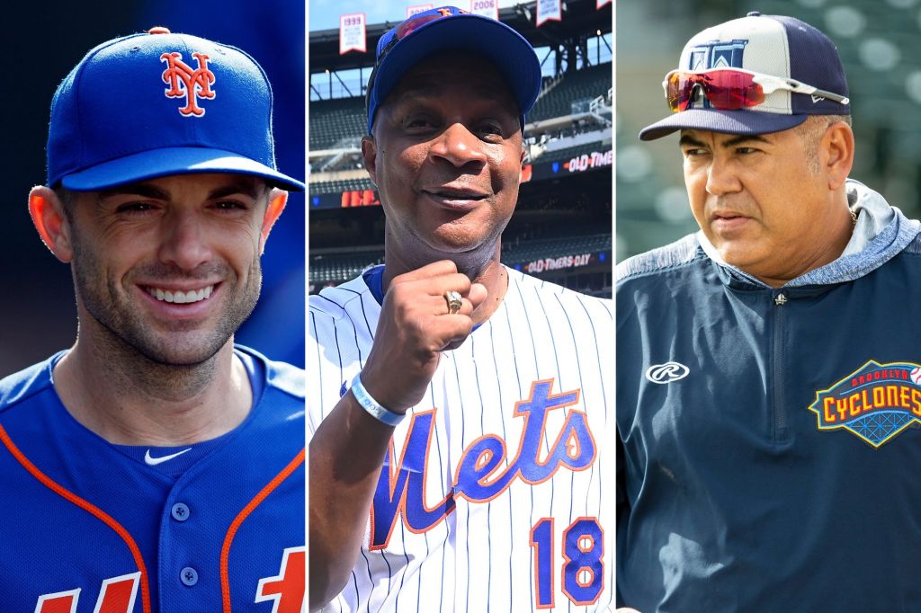 David Wright, Darryl Strawberry and Edgardo Alfonzo