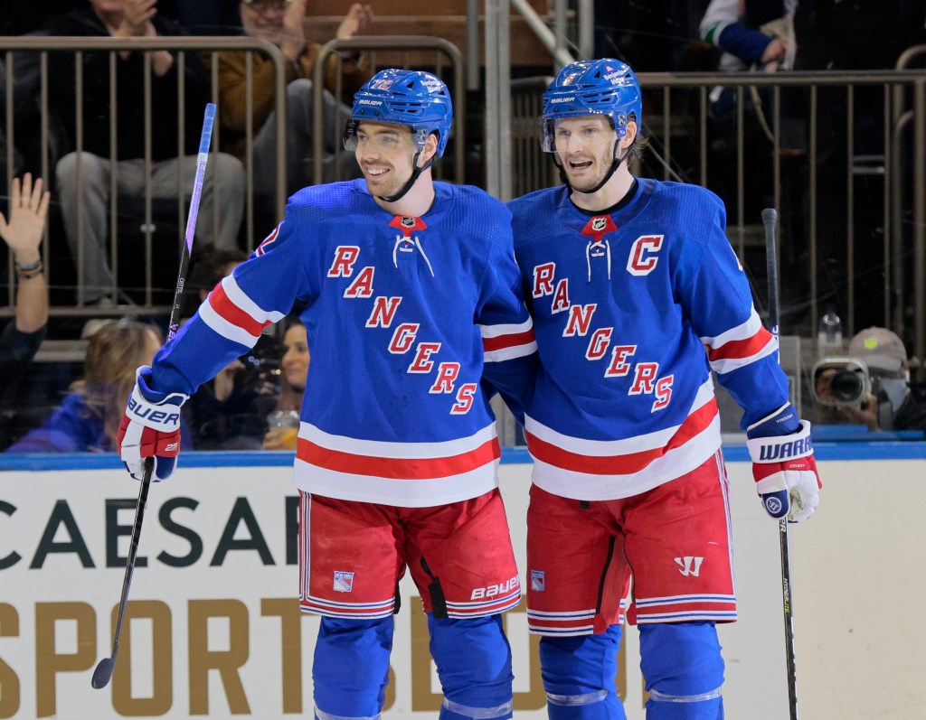 Filip Chytil and Jacob Trouba