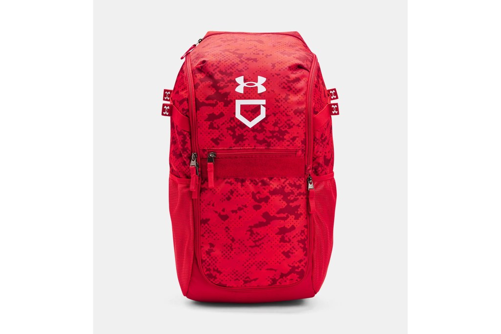 Red gym backpack