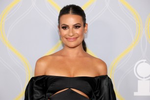 Actress Lea Michele poses for the camera.