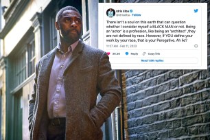 Idris Elba has finally responded to comments made after people slammed him for saying he was not a "black actor."