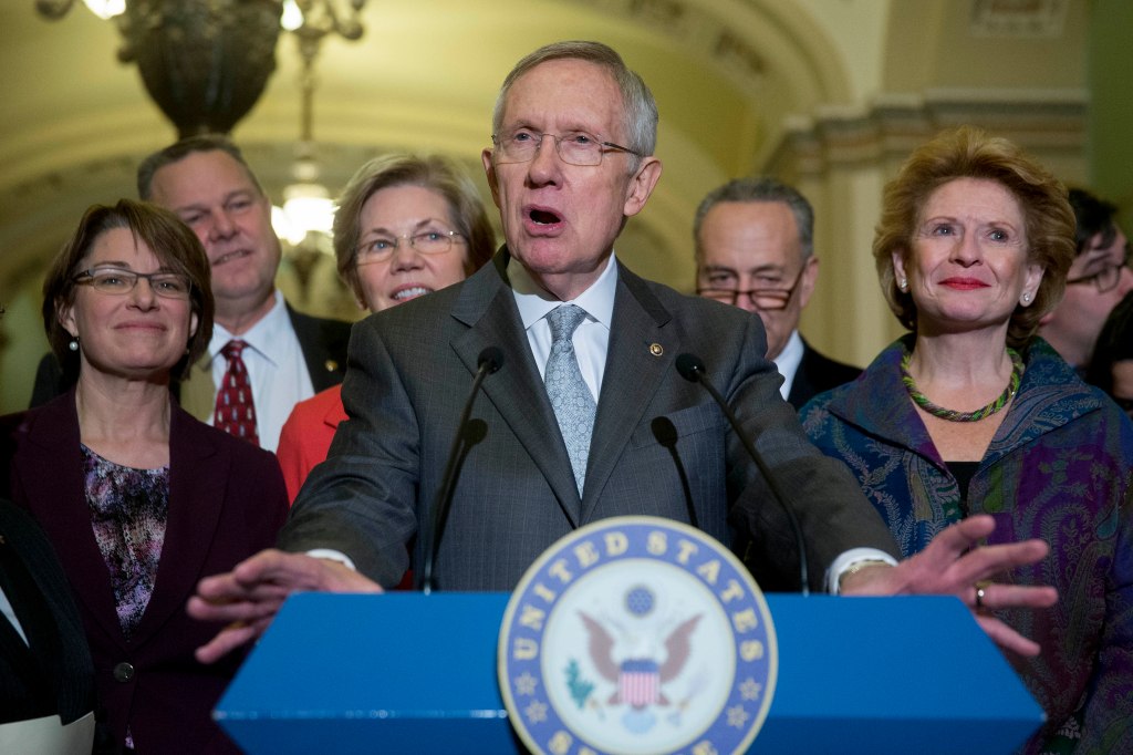 Late Senate Majority Leader Harry Reid