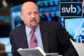 CNBC anchor Jim Cramer urged viewers last month to buy stock of Silicon Valley Bank's parent company.