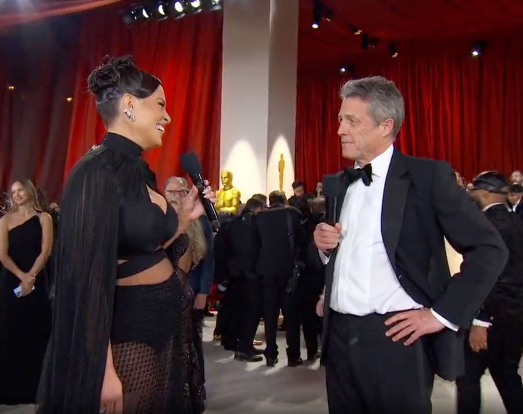 Ashley Graham responds to Hugh Grant's rude interview at Oscars