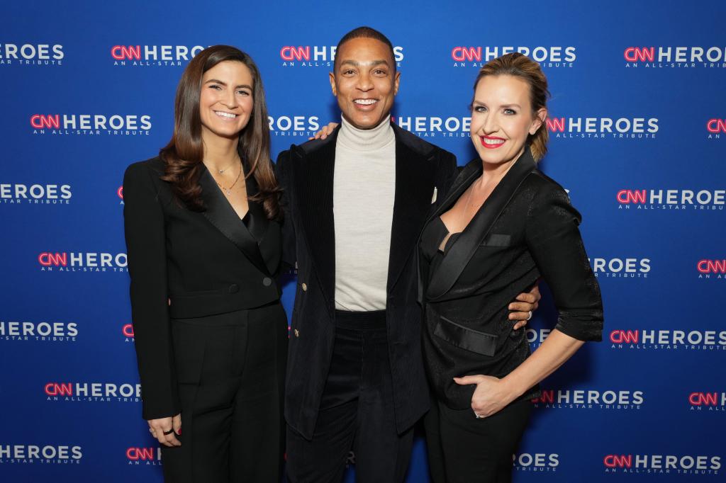 Kaitlan Collins, Don Lemon, and Poppy Harlow attend the 16th annual CNN Heroes: An All-Star Tribute at the American Museum of Natural History on December 11, 2022 in New York City. (Photo by Kevin Mazur/Getty Images for CNN)